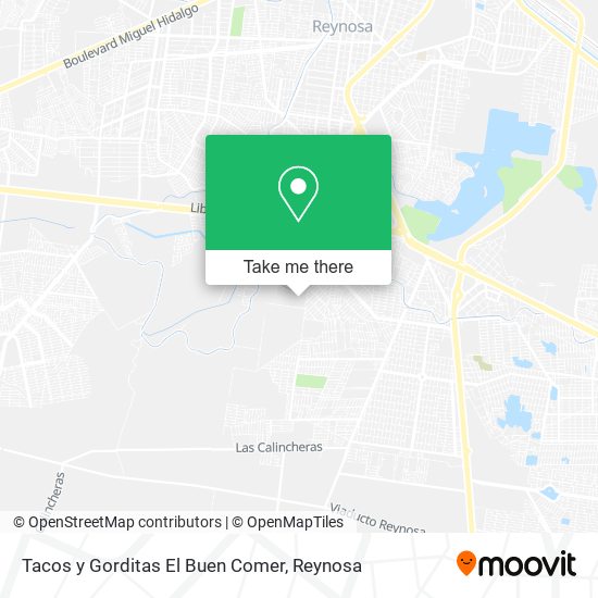 Mapa de Tacos y Gorditas El Buen Comer