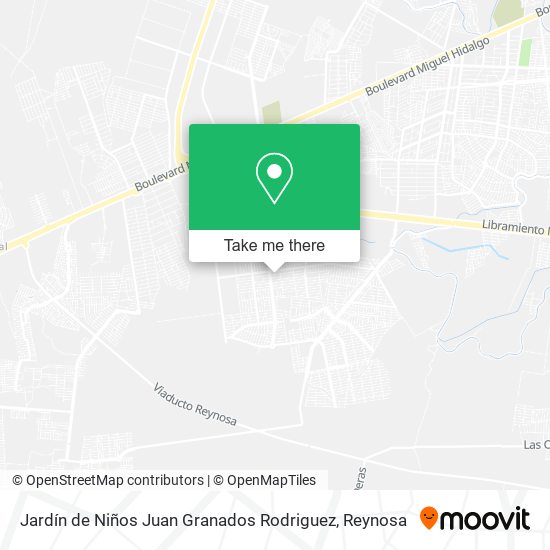 Jardín de Niños Juan Granados Rodriguez map