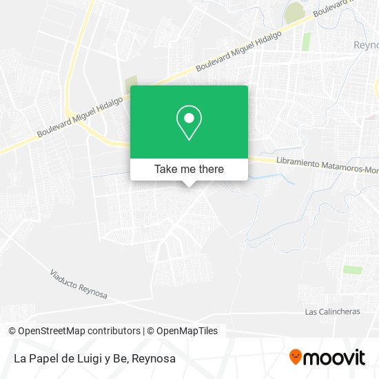 La Papel de Luigi y Be map
