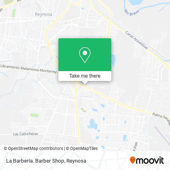 La Barbería. Barber Shop map