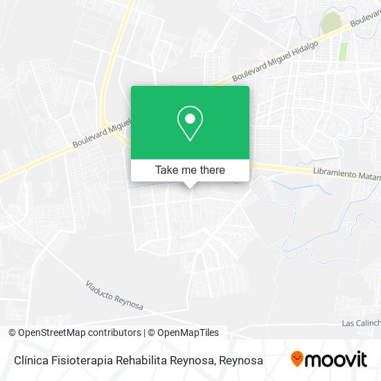 Clínica Fisioterapia Rehabilita Reynosa map