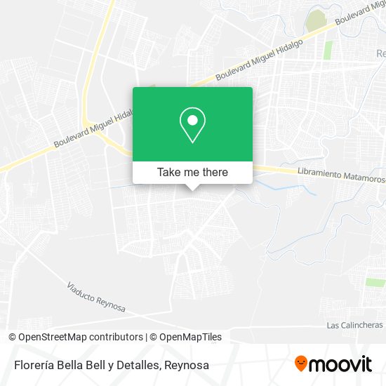 Mapa de Florería Bella Bell y Detalles