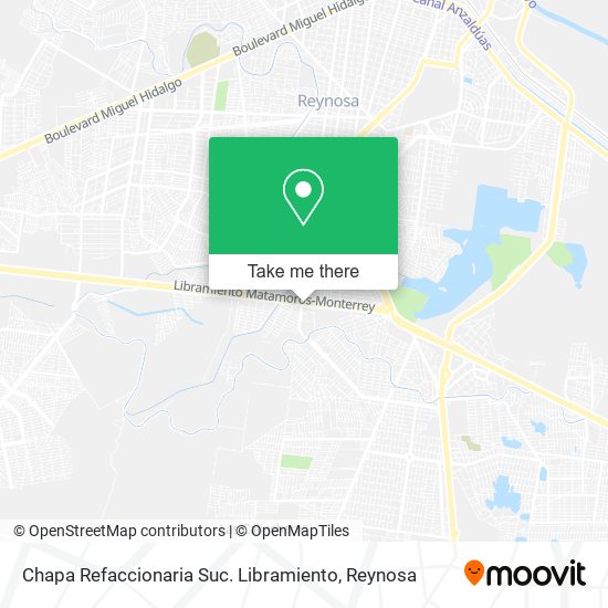 Chapa Refaccionaria Suc. Libramiento map