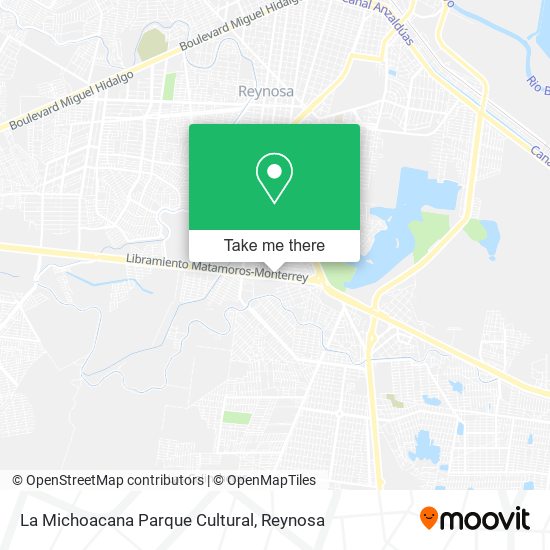 La Michoacana Parque Cultural map