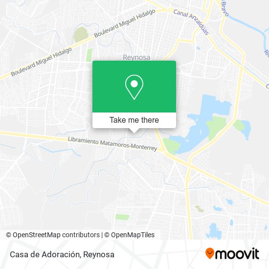 Mapa de Casa de Adoración