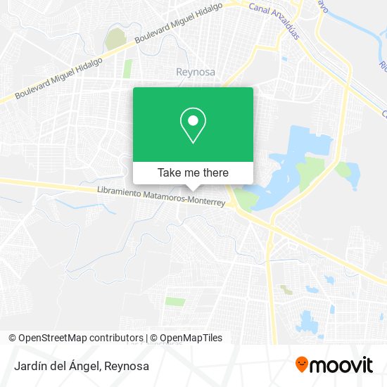 Jardín del Ángel map