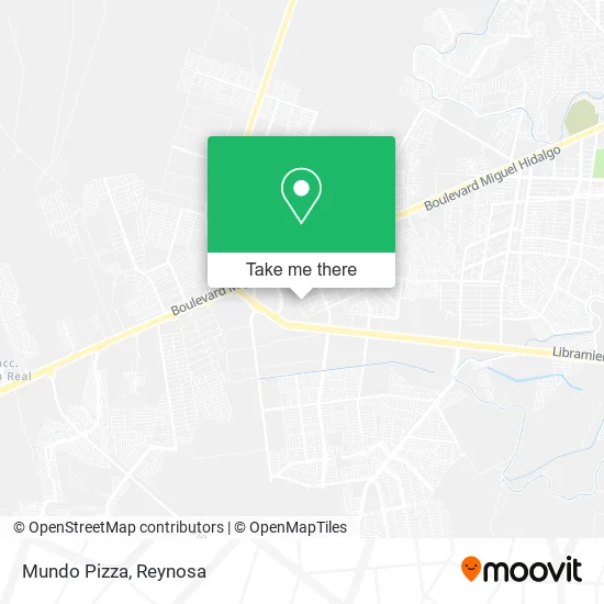 Mundo Pizza map