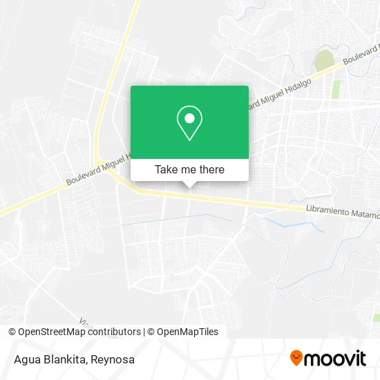 Agua Blankita map