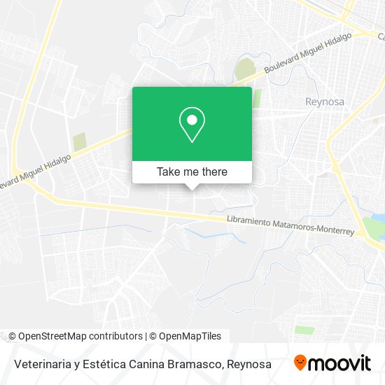 Mapa de Veterinaria y Estética Canina Bramasco