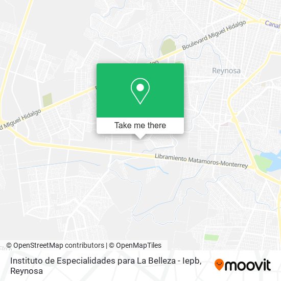 Mapa de Instituto de Especialidades para La Belleza - Iepb