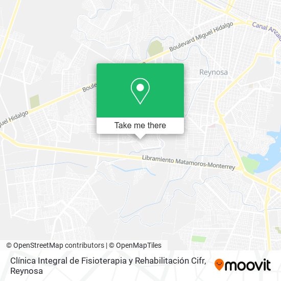 Clínica Integral de Fisioterapia y Rehabilitación Cifr map