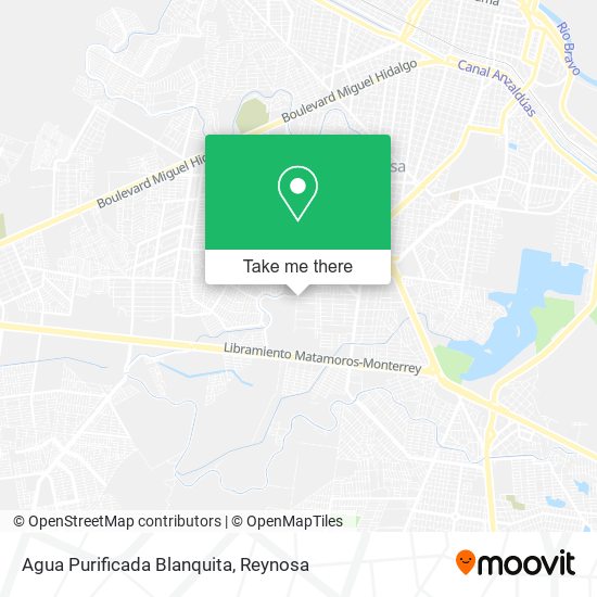 Mapa de Agua Purificada Blanquita