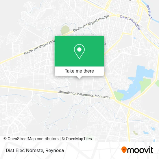 Dist Elec Noreste map