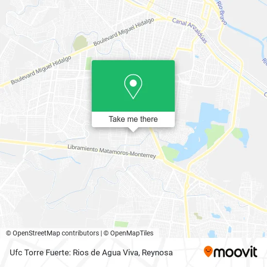 Ufc Torre Fuerte: Rios de Agua Viva map