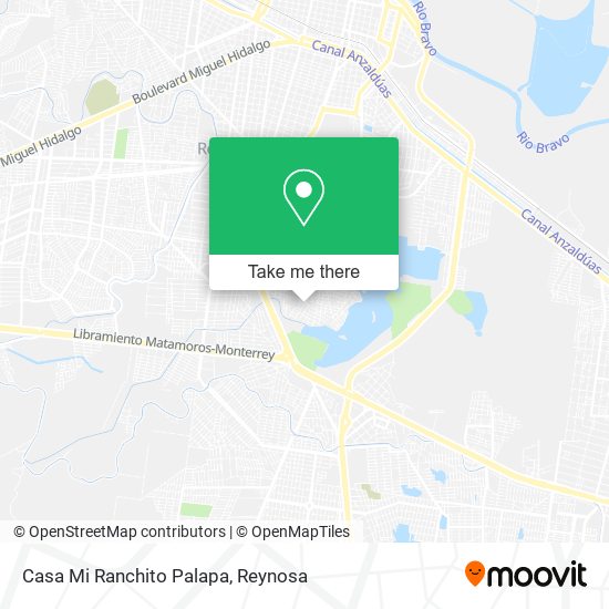 Casa Mi Ranchito Palapa map