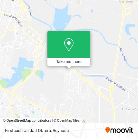 Firstcash Unidad Obrera map