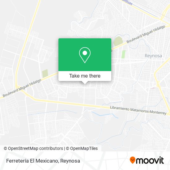 Mapa de Ferretería El Mexicano