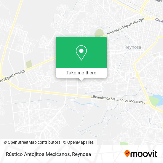 Rústico Antojitos Mexicanos map