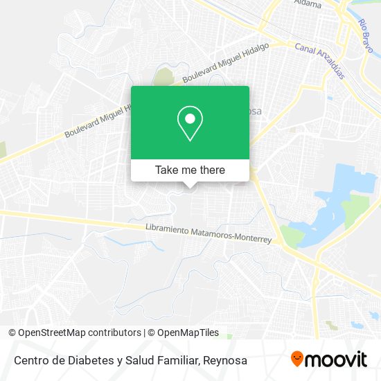 Centro de Diabetes y Salud Familiar map