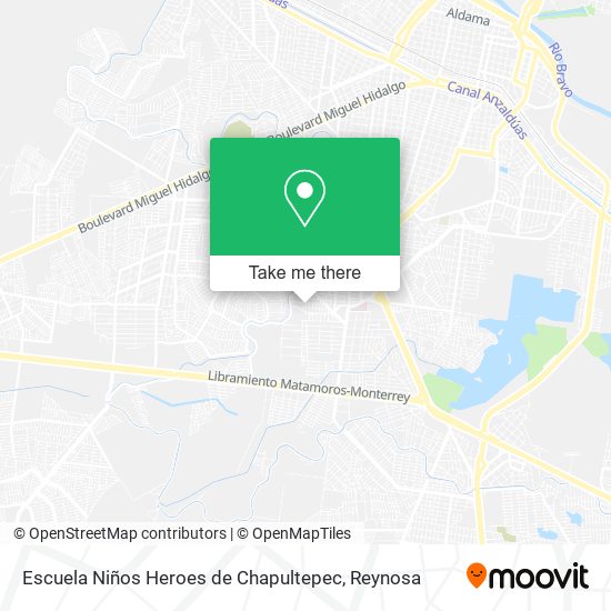 Escuela Niños Heroes de Chapultepec map