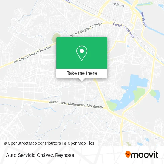 Auto Servicio Chávez map
