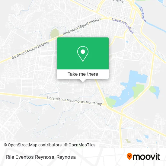 Rile Eventos Reynosa map