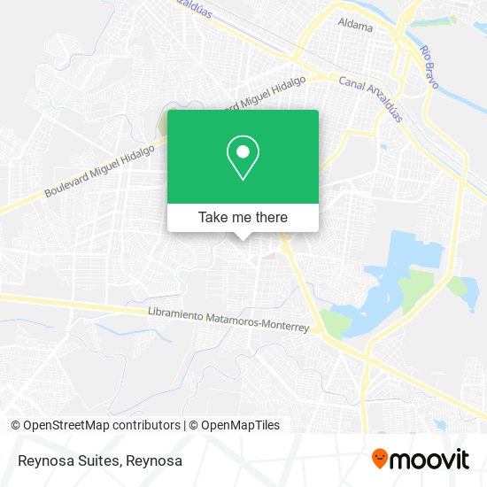 Reynosa Suites map