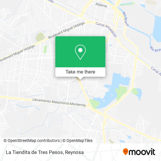 La Tiendita de Tres Pesos map