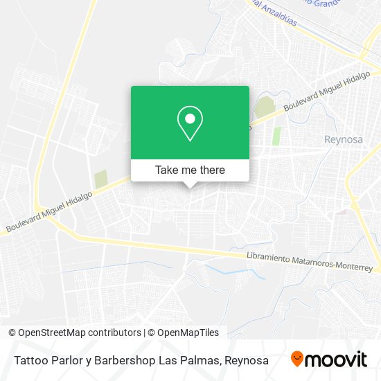 Tattoo Parlor y Barbershop Las Palmas map