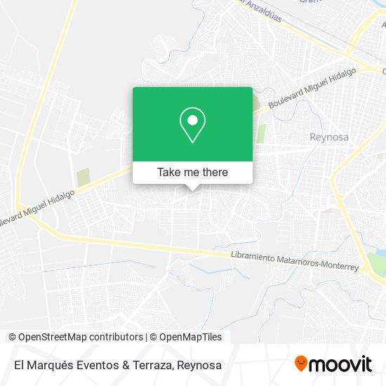 Mapa de El Marqués Eventos & Terraza