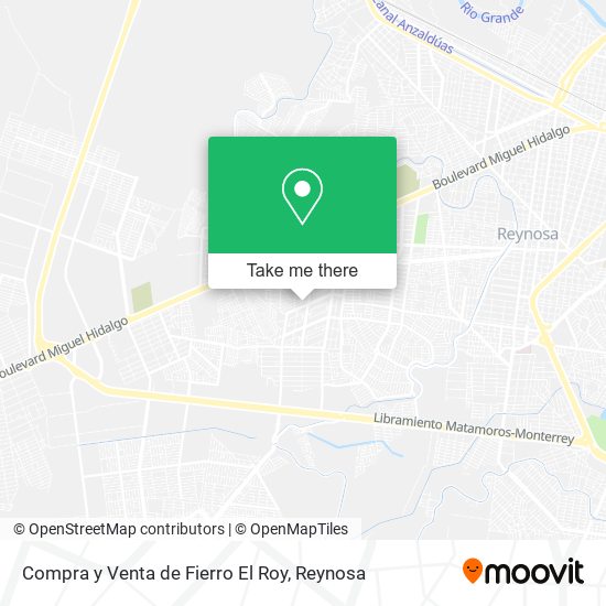 Compra y Venta de Fierro El Roy map
