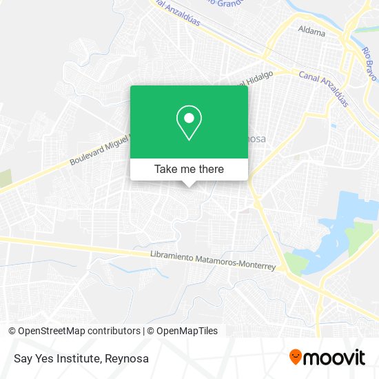 Mapa de Say Yes Institute