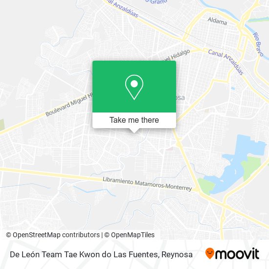 Mapa de De León Team Tae Kwon do Las Fuentes