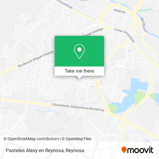 Pasteles Alexy en Reynosa map