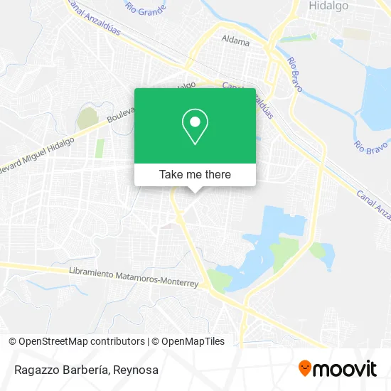 Ragazzo Barbería map