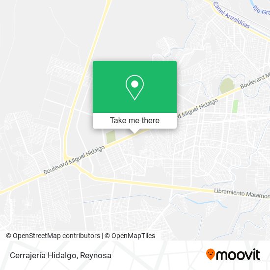 Cerrajería Hidalgo map
