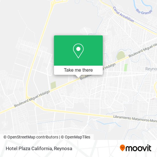 Hotel Plaza California map