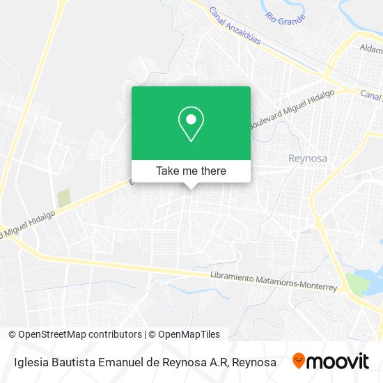 Iglesia Bautista Emanuel de Reynosa A.R map