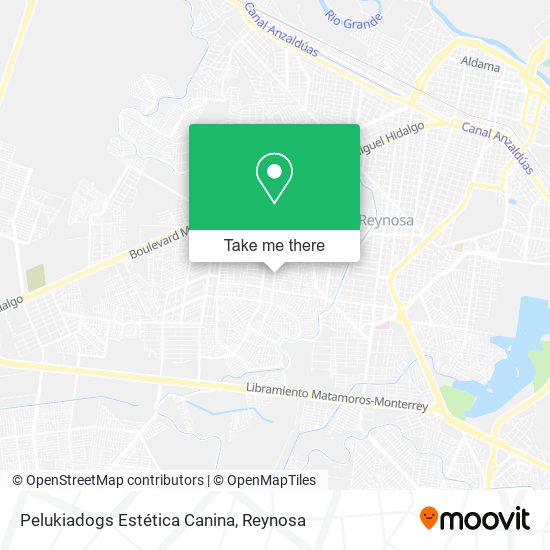 Mapa de Pelukiadogs Estética Canina