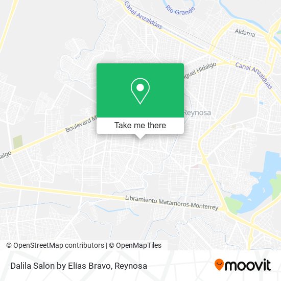 Dalila Salon by Elías Bravo map