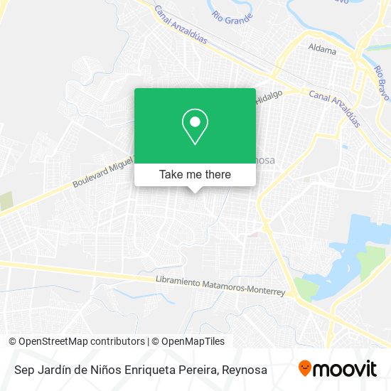 Sep Jardín de Niños Enriqueta Pereira map