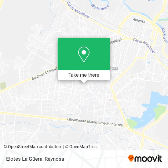 Mapa de Elotes La Güera