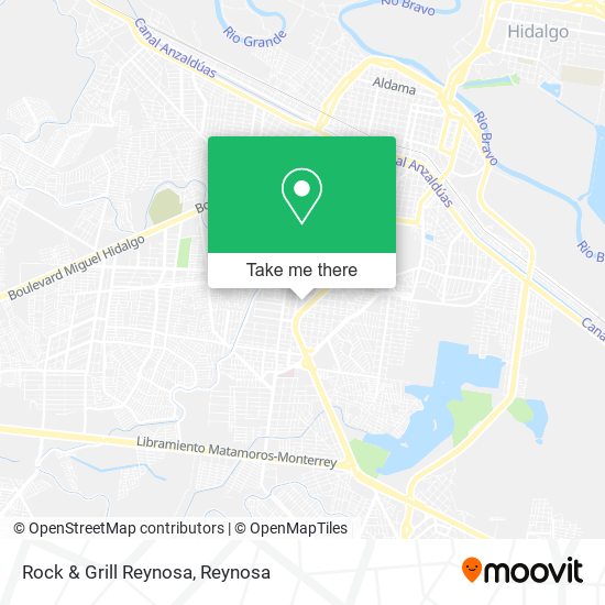 Rock & Grill Reynosa map