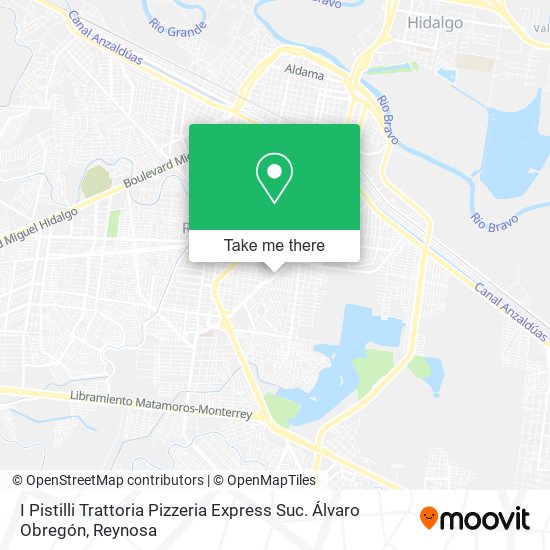 I Pistilli Trattoria Pizzeria Express Suc. Álvaro Obregón map