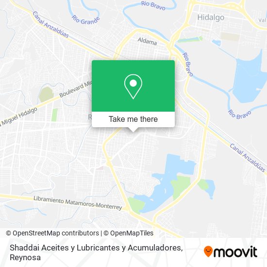 Mapa de Shaddai Aceites y Lubricantes y Acumuladores