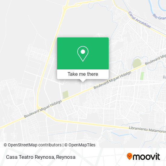 Casa Teatro Reynosa map