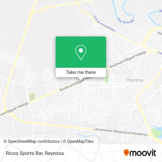 Ricos Sports Bar map