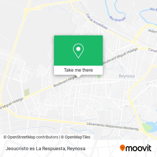 Mapa de Jesucristo es La Respuesta