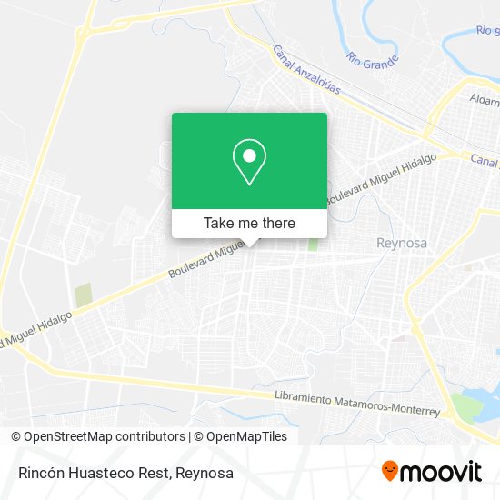 Rincón Huasteco Rest map
