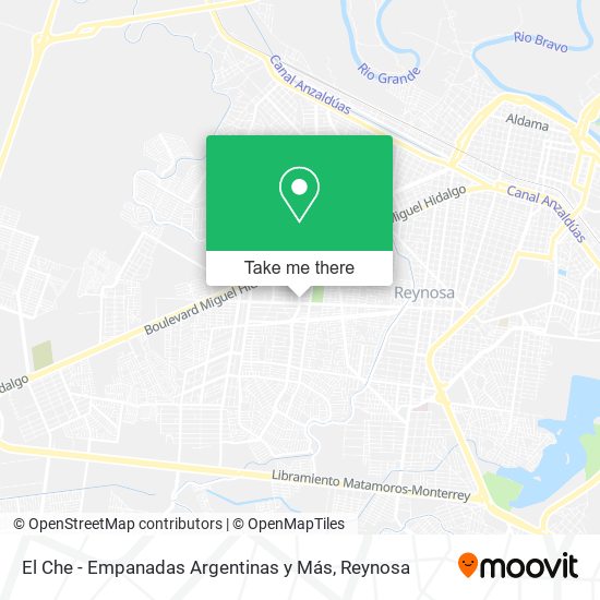 Mapa de El Che - Empanadas Argentinas y Más